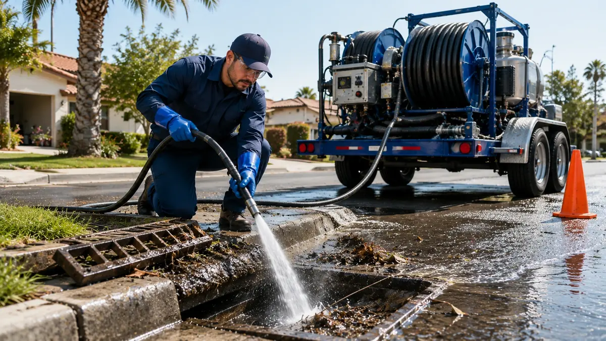 Storm Drain Hydro Jet Cleaning in Brandeis